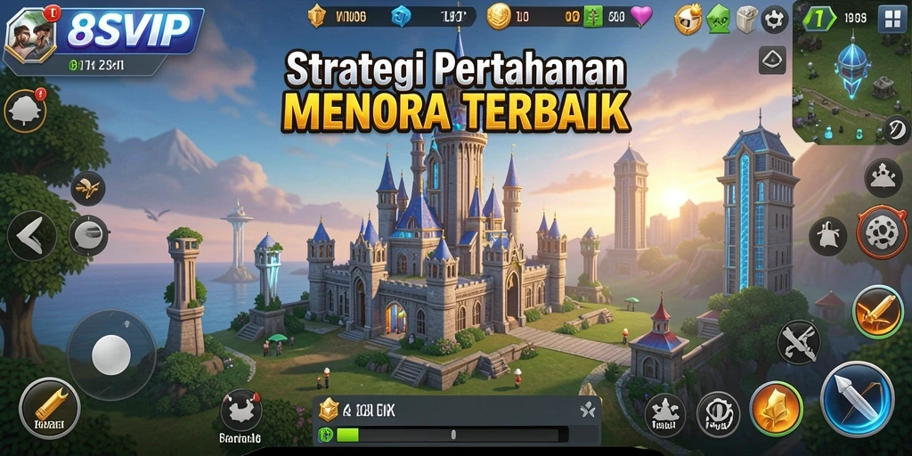 Tampilan gameplay seru dari 8SVIP di genre Tower Defense.