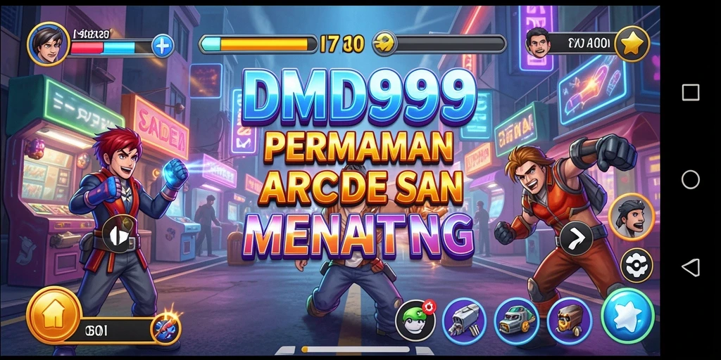 Tampilan gameplay DMD999 yang seru dan penuh warna.