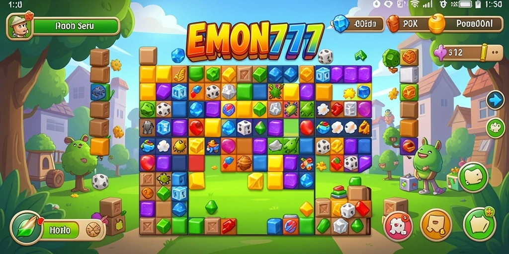 Gameplay seru dari EMON777 dengan berbagai teka-teki menarik.