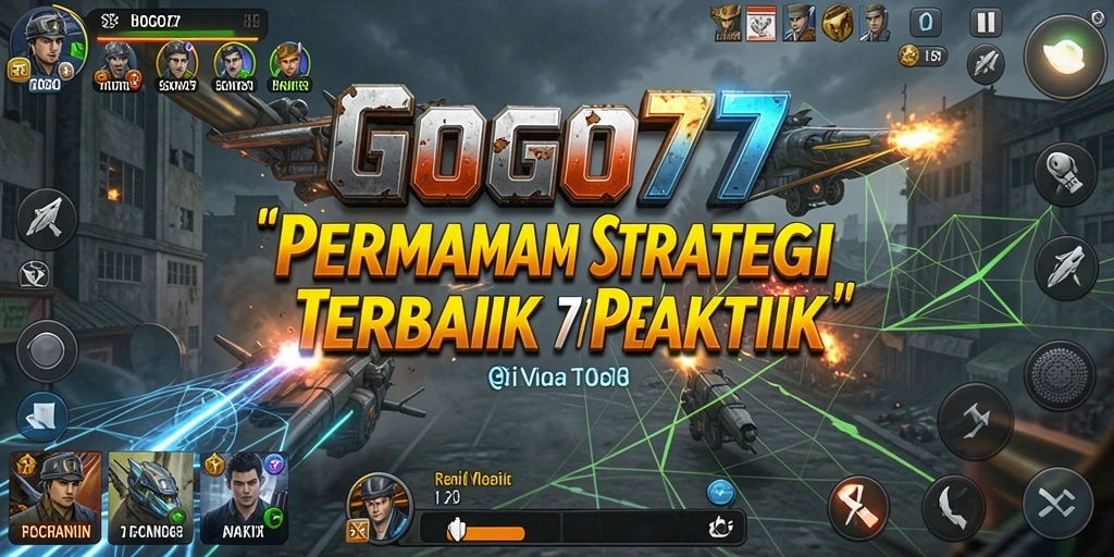Screenshot utama GOGO77 menampilkan momen strategis dalam pertempuran.