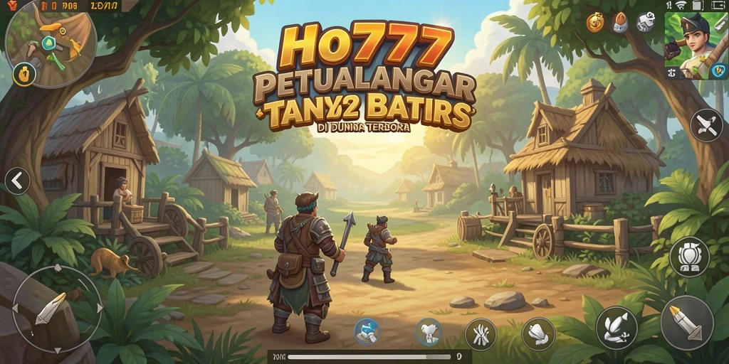 Screenshot gameplay HO777 menampilkan eksplorasi dunia yang luas.