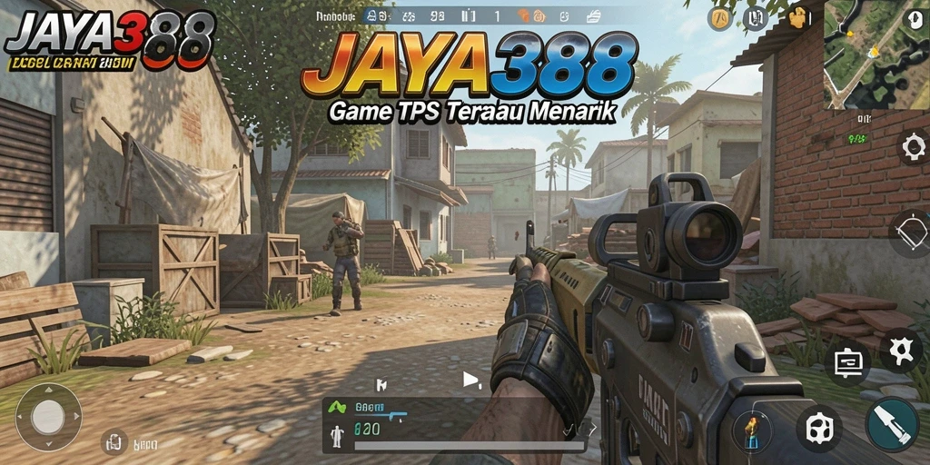 Screenshot menunjukkan aksi intens dan grafis memukau dari JAYA388.
