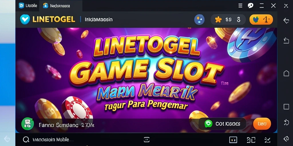 Tampilan gameplay LINETOGEL yang mengasyikkan dan penuh warna.