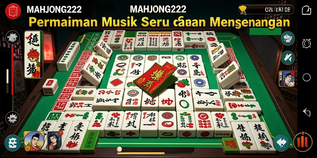 Tampilan gameplay MAHJONG222 yang penuh warna dan interaktif.