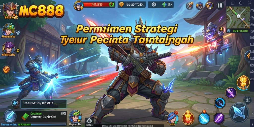 Tampilan gameplay MC888 yang menarik dan mendebarkan dalam genre Strategy.
