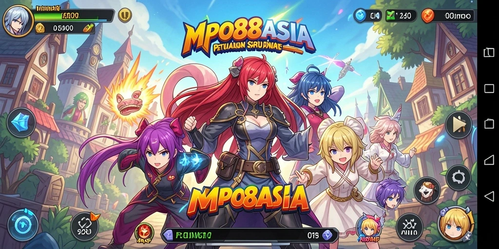 Tampak seru gameplay Anime dalam MPO88ASIA.