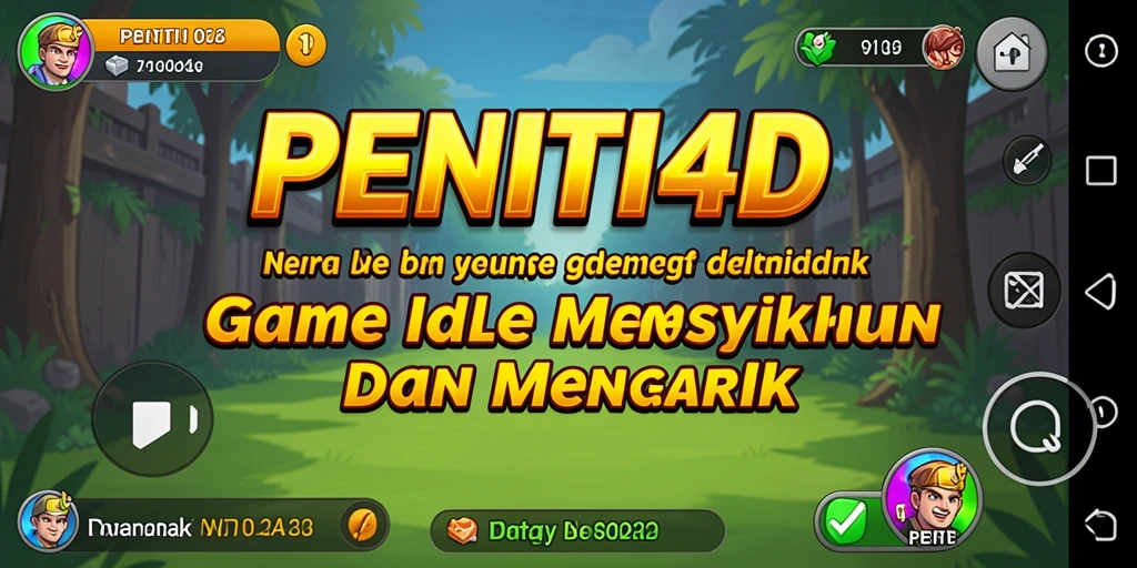 Screenshot utama PENITI4D menampilkan gameplay Idle yang menarik.