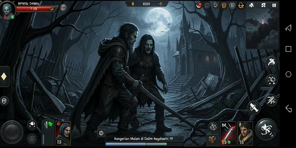 Gameplay RPWIN dengan suasana horror yang sangat mencekam.