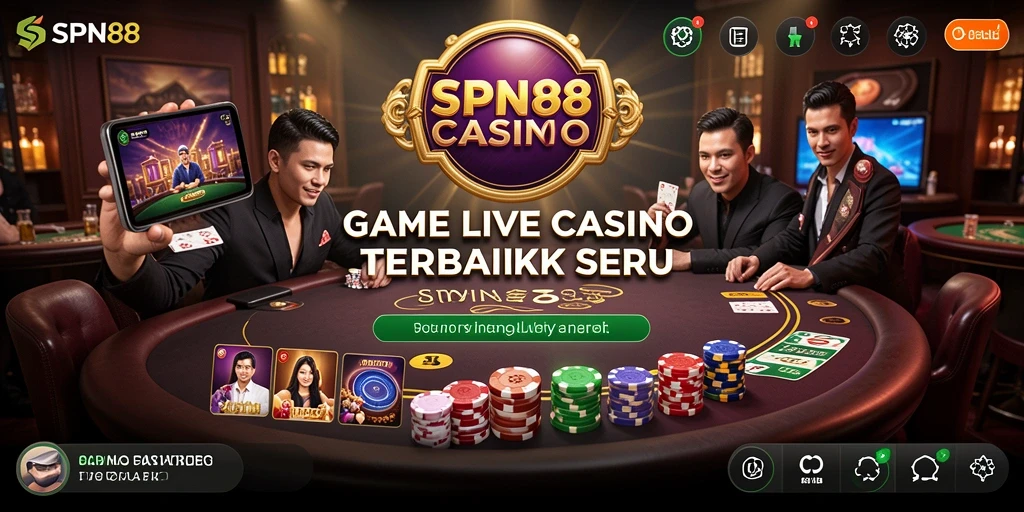 Gameplay seru di SPN88 dengan dealer langsung dan interaksi nyata.